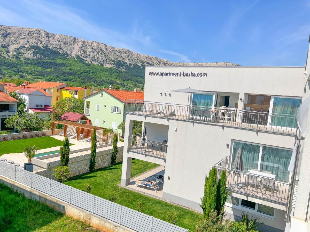Apartment Baska, Exklusive Apartments Mit Poolarea In Baska, Krk - Kroatien Exterior photo