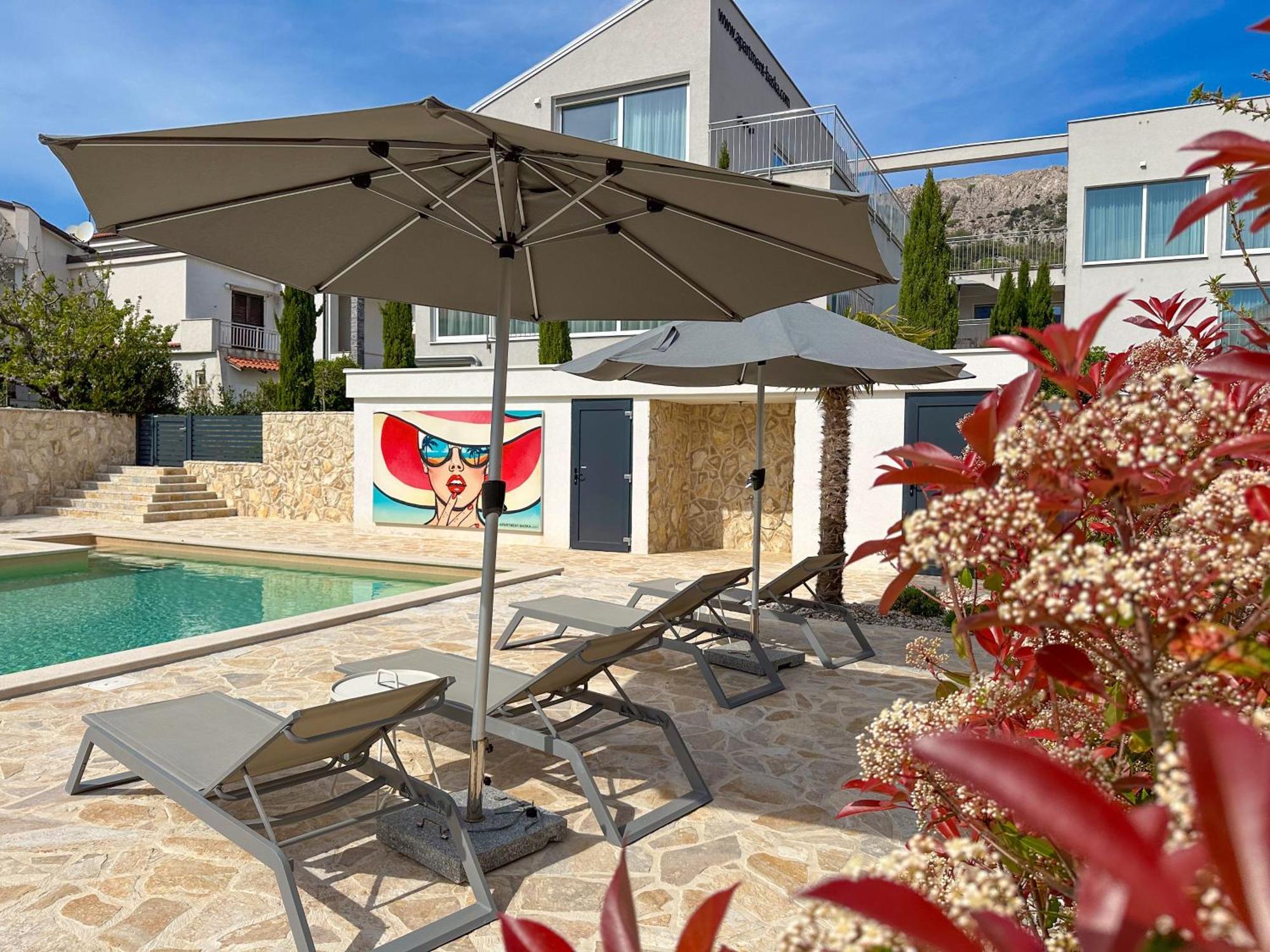 Apartment Baska, Exklusive Apartments Mit Poolarea In Baska, Krk - Kroatien Exterior photo